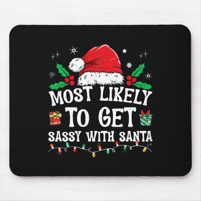 Wahrscheinlich wird Sy mit Santa Fun Family Christ Mousepad (Vorne)