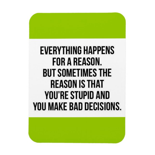 WAHRSCHEINLICHKEITEN ALLES PASSIERT MANCHMAL AUS E MAGNET (Vertikal)