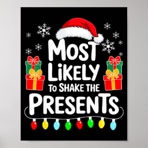 Wahrscheinlichste, um das Shirt Family Christmas z Poster