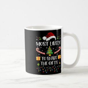 Wahrscheinlichste, um die Geschenke zu schütteln, Kaffeetasse