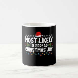 Wahrscheinlichste, um Weihnachtsfreude zu verbreit Kaffeetasse