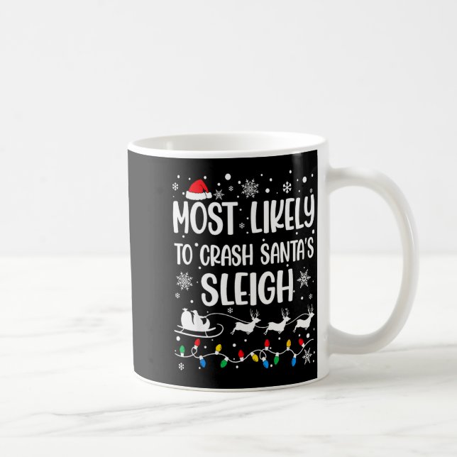 Wahrscheinlichste, um Weihnachtsmanns Schlitten Fa Kaffeetasse (Rechts)