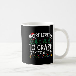 Wahrscheinlichste, um Weihnachtsmanns Schlitten zu Kaffeetasse