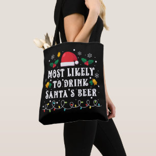 Wahrscheinlichster, der das Bier vom Weihnachtsman