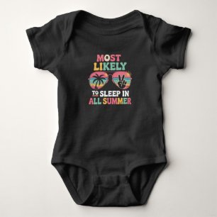 Wahrscheinlichster Lehrer-Geschenk zum Verschlafen Baby Strampler