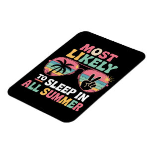Wahrscheinlichster Lehrer-Geschenk zum Verschlafen Magnet