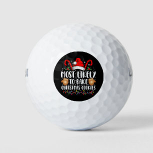 Wahrscheinlichster Weihnachtsplätzchen-Weihnachtsm Golfball