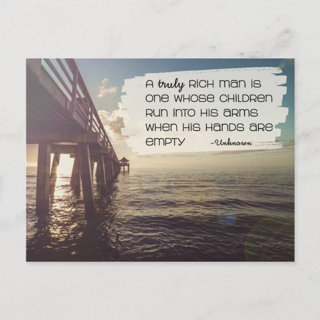 Wahruly Rich Man Postkarte (Vorderseite)