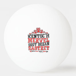 Währung der Bretagne Tischtennisball