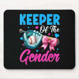 Wahrung der Gender Baseball- oder Bows-Gender-Beri Mousepad