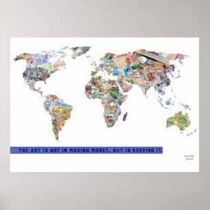 Währung nach Ländern Poster