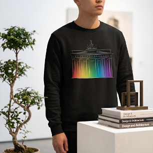 Wahrzeichen im Licht   Brandenburger Tor Sweatshirt