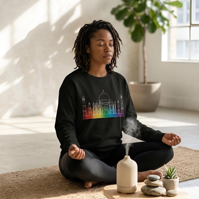 Wahrzeichen im Licht | Taj Mahal Sweatshirt (Lifestyle Shot)