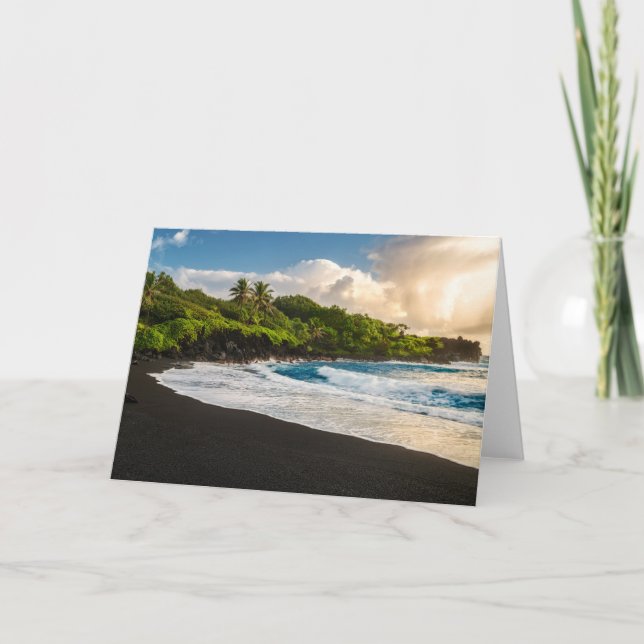 Waianapanapa Strand Karte (Vorderseite)