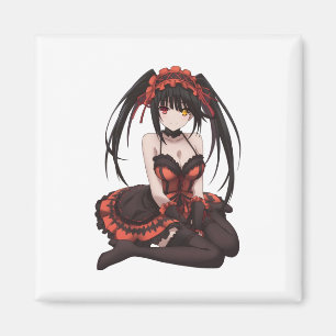 Waifu Kurumi Tokisaki Aufkleber Magnet