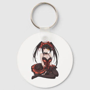 Waifu Kurumi Tokisaki Aufkleber Schlüsselanhänger