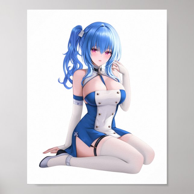 Waifu St. Louis Sticker Poster (Vorne)
