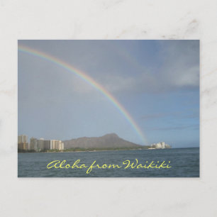 Waikiki Beach, Hawaii Postkarte