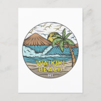 Waikiki Beach Hawaii Vintag
