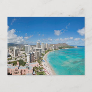 Waikiki Beach Postcard Postkarte