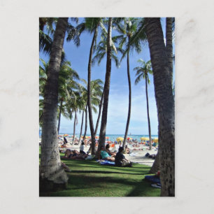 Waikiki Beach Postkarte