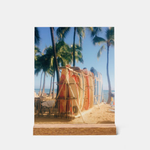 Waikiki Beach Surfboards Acrylschild