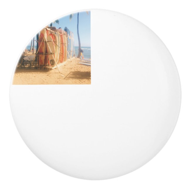 Waikiki Beach Surfboards  Keramikknauf (Vorderseite)
