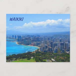 Waikiki Hawaii Postcard Postkarte