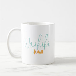 Waikiki, Hawaii-Reiseandenken Kaffeetasse