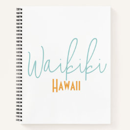 Waikiki, Hawaii-Reiseandenken Notizbuch
