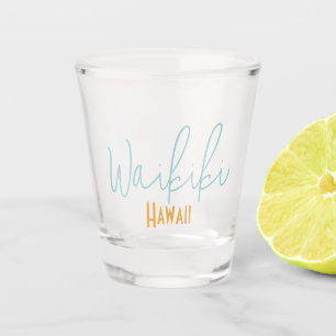 Waikiki, Hawaii-Reiseandenken  Schnapsglas