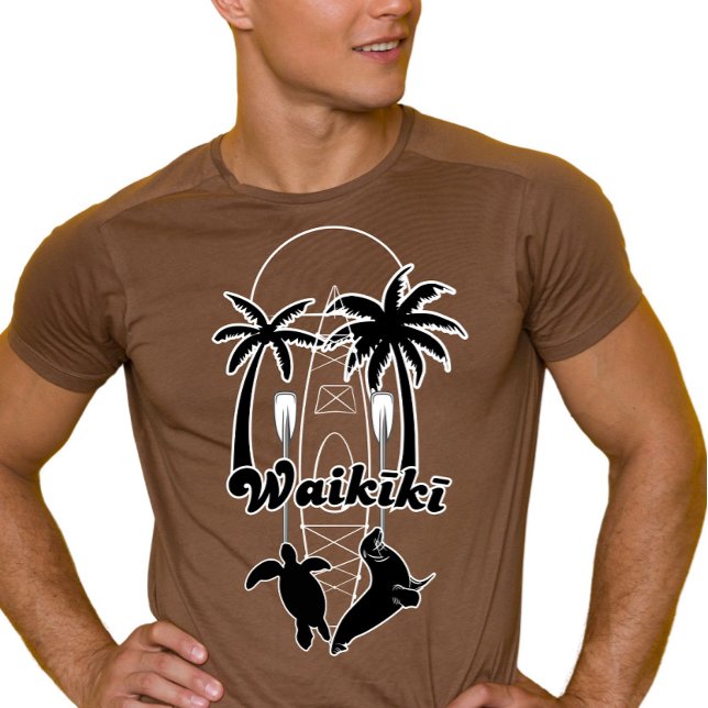 Waikiki Hawaii Summer Travel T-Shirt (Von Creator hochgeladen)