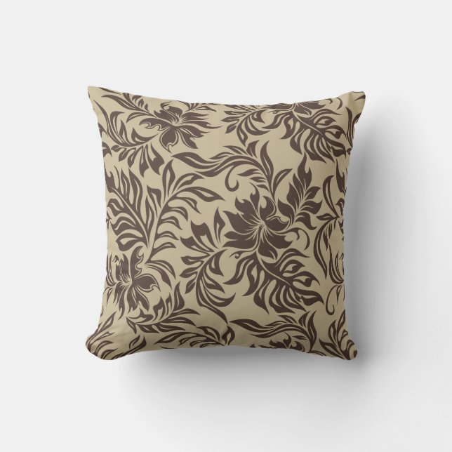 Waikiki Hibiskus Hawaiian Reversible Pillows Kissen (Vorderseite)