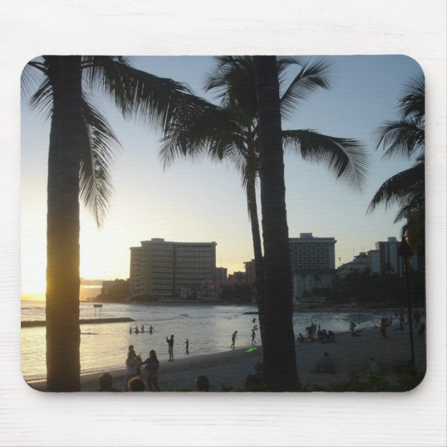 Waikiki Honolulu, HI Mousepad (Vorne)