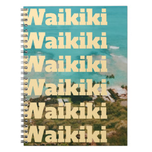 Waikiki, Honolulu, Oahu, Hawaii Notizblock