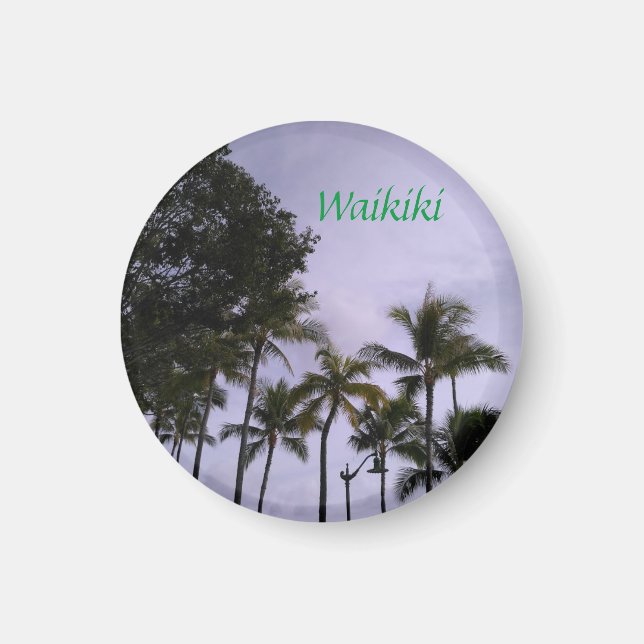 Waikiki-Kühlschrank-Magnet Magnet (Vorne)