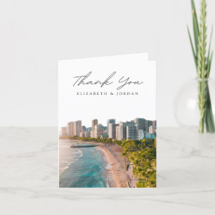 Waikiki Oahu Leere Dankeskarten Dankeskarte