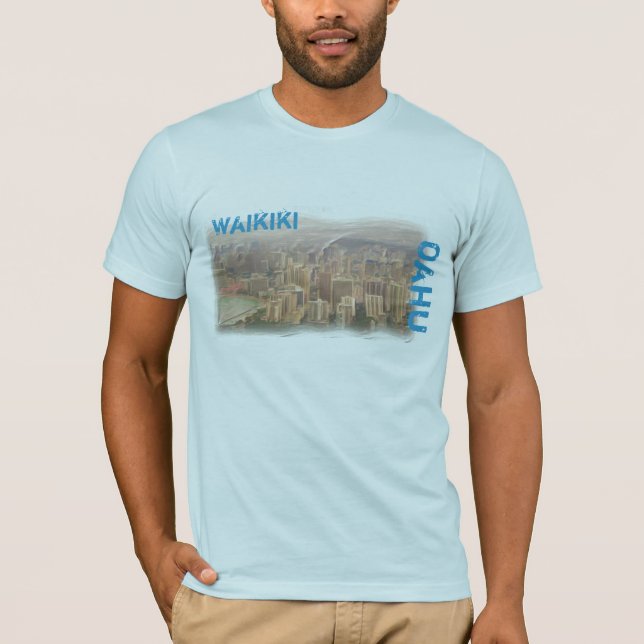 Waikiki Oahu mens Shirt (Vorderseite)