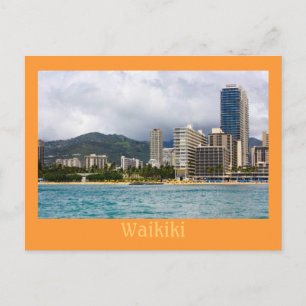 Waikiki Postcard Postkarte