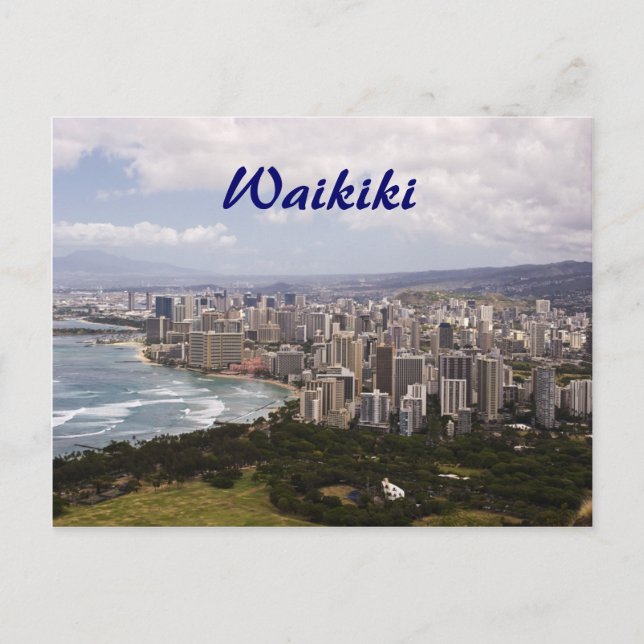 Waikiki Postcard Postkarte (Vorderseite)