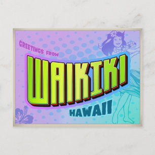 WAIKIKI POSTKARTE