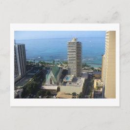 Waikiki Skyline Postcard Postkarte