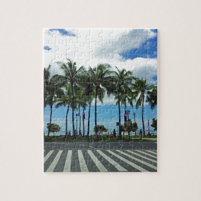 Waikiki Strand Hawaii Puzzle (Vertikal)