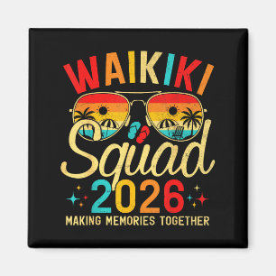 Waikiki-Strand Hawaii Sommerurlaub Familienreise Magnet