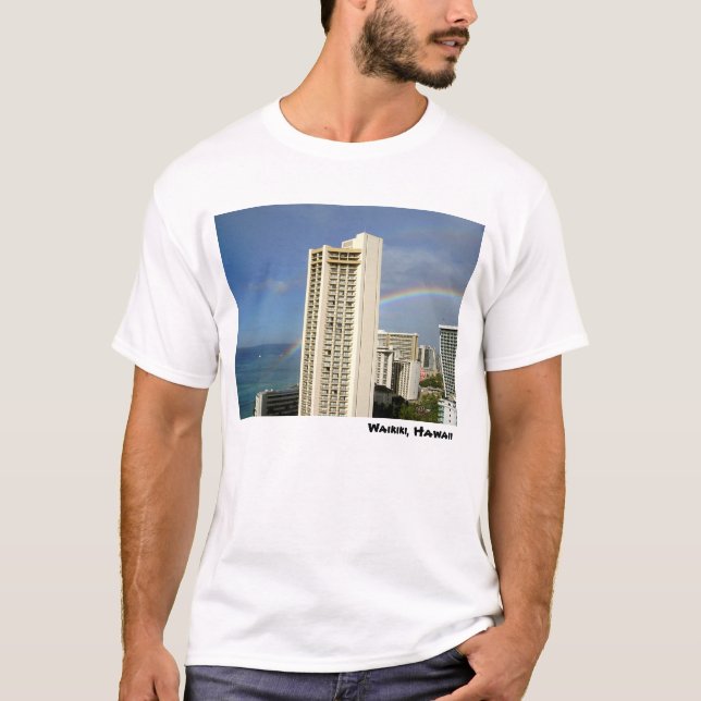 Waikiki Strand, Hawaii T-Shirt (Vorderseite)