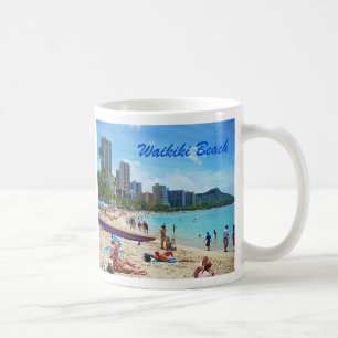 Waikiki Strand-Tasse Kaffeetasse