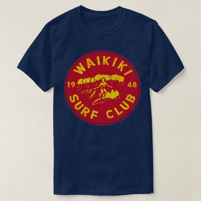 Waikiki Surf Club 1948 T-Shirt (Design vorne)