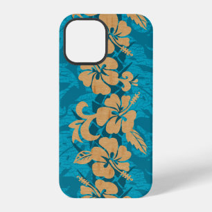 Waikoloa Faux-Holz Hawaiianischer Hibiskus Blumen  iPhone 12 Pro Hülle