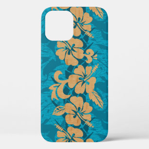 Waikoloa Imitats Wood Hawaiian Hibiskus Floral Aqu Case-Mate iPhone Hülle