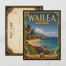 Wailea Hawaii Vintage Art Deco Golden Age